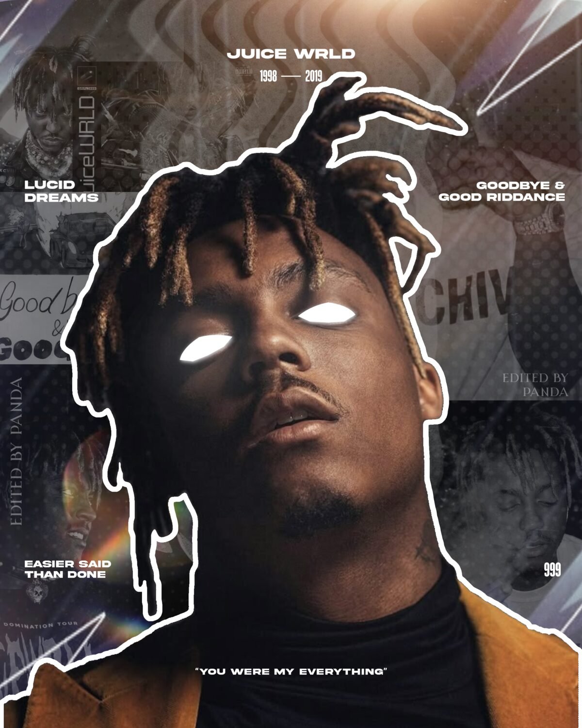 Juice WRLD tribute poster design